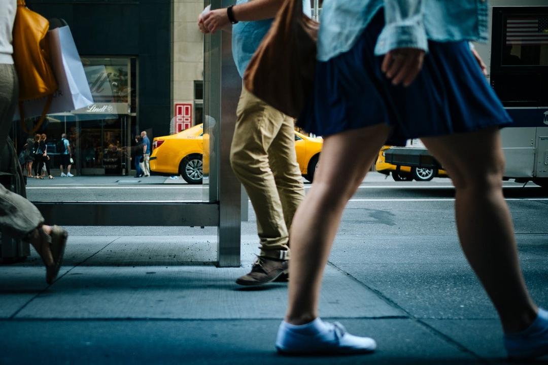 People walking