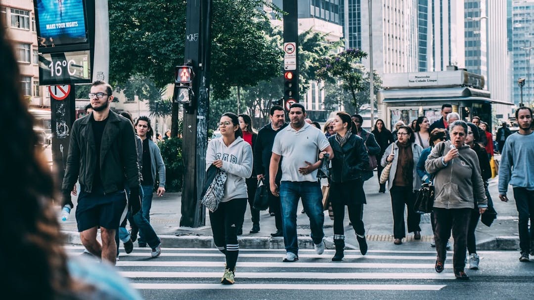 People crossing