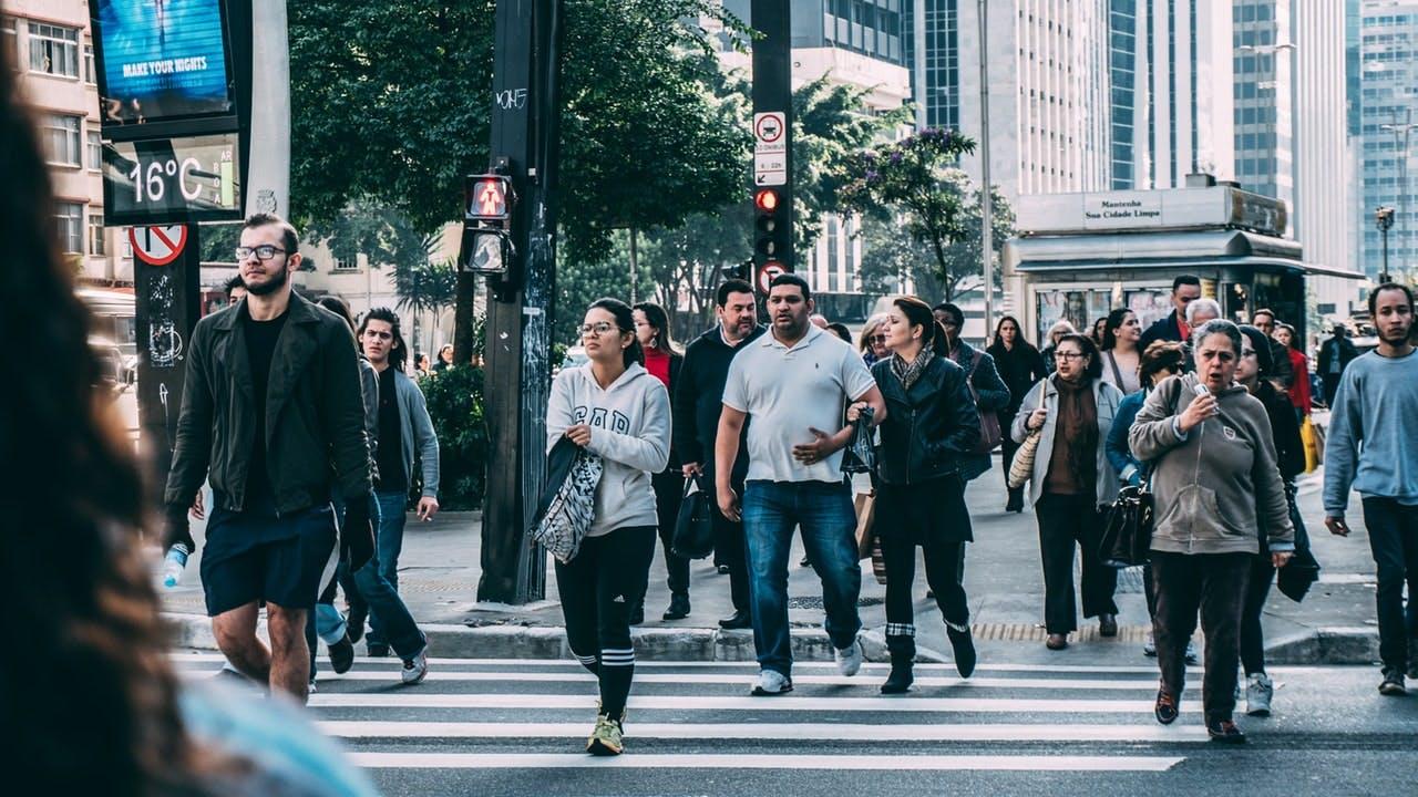 People crossing