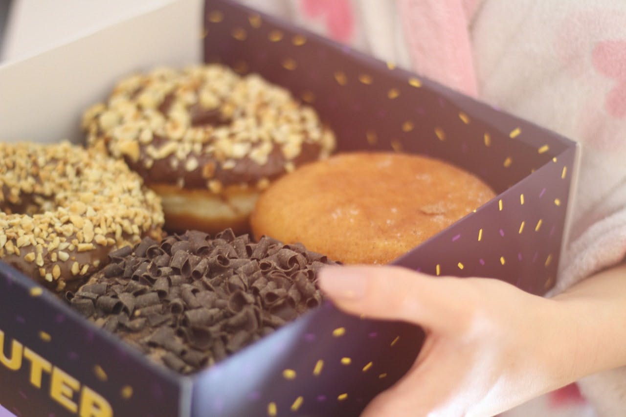 a box of donuts