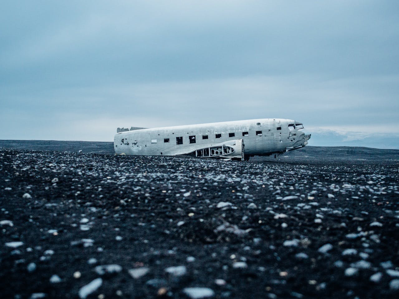 old plane crash site