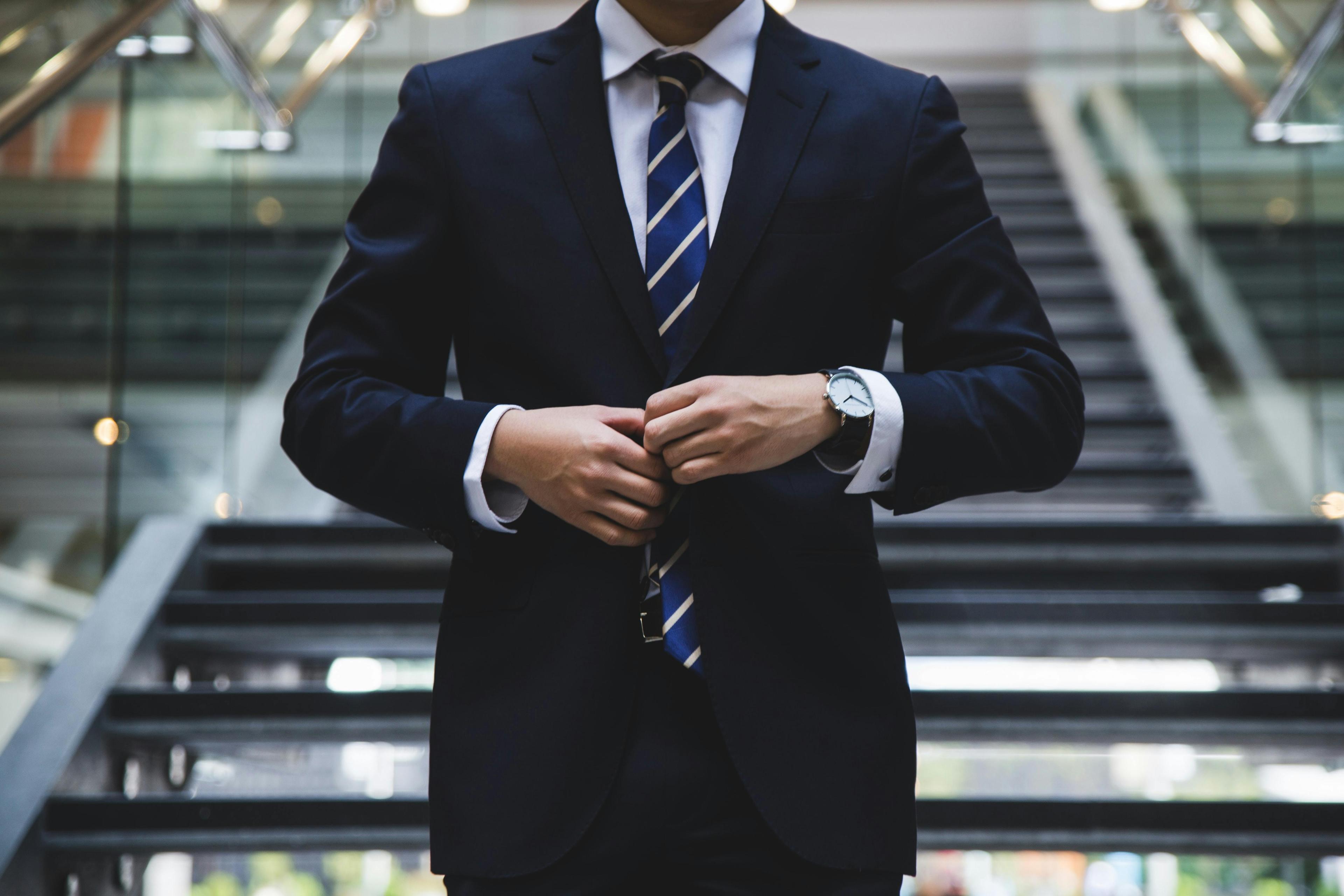 man in a business suit